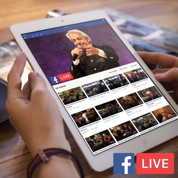 Pastor Benny Hinn on Facebook Live