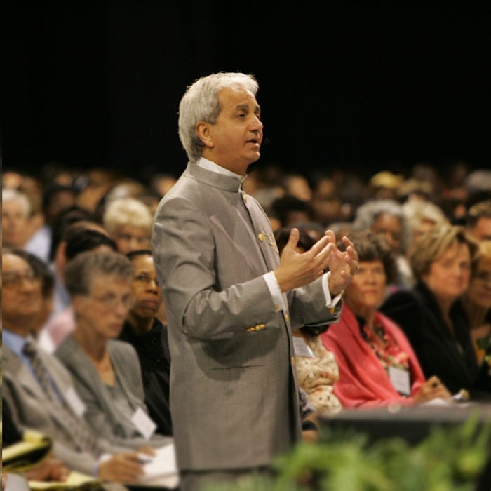 Pastor Benny Hinn teaching in Atlanta
