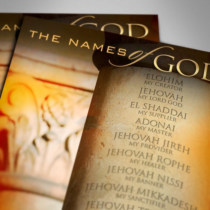 The Names of God Poster Top View