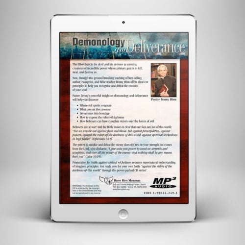 Demonology and Deliverance - Digital Download - back - Benny Hinn Ministries