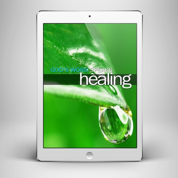 God's Word Speaks Healing - Front Cover - Benny Hinn Ministries