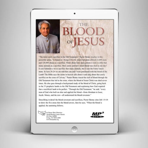 The Blood of Jesus - Back Cover - Benny Hinn Ministries