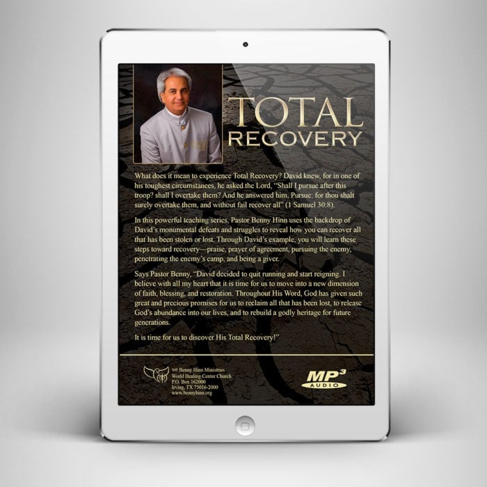 Total Recovery - Back Cover - Benny Hinn Ministries