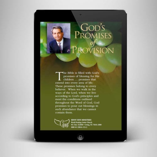 Gods Promises of Provision eBook - back cover - Benny Hinn Ministries