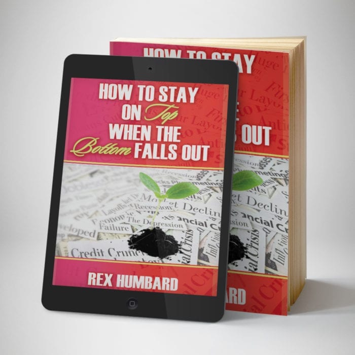 How To Stay On Top When The Bottom Falls Out - front cover - Benny Hinn Ministries