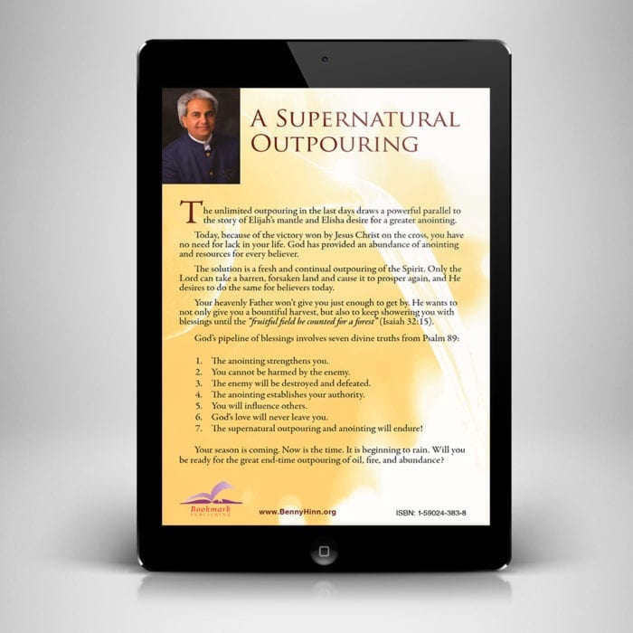 Power From On High eBook - front cover - Benny Hinn Ministries