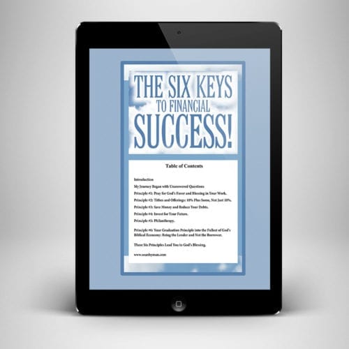 Six Keys to Financial Success eBook - Back Cover - Benny Hinn Ministries