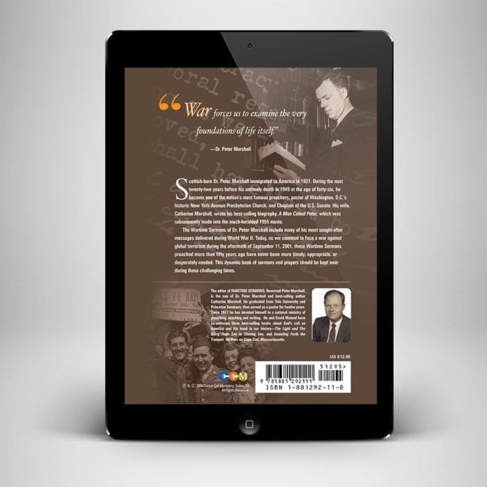 The Wartime Sermons eBook - Back Cover - Benny Hinn Ministries