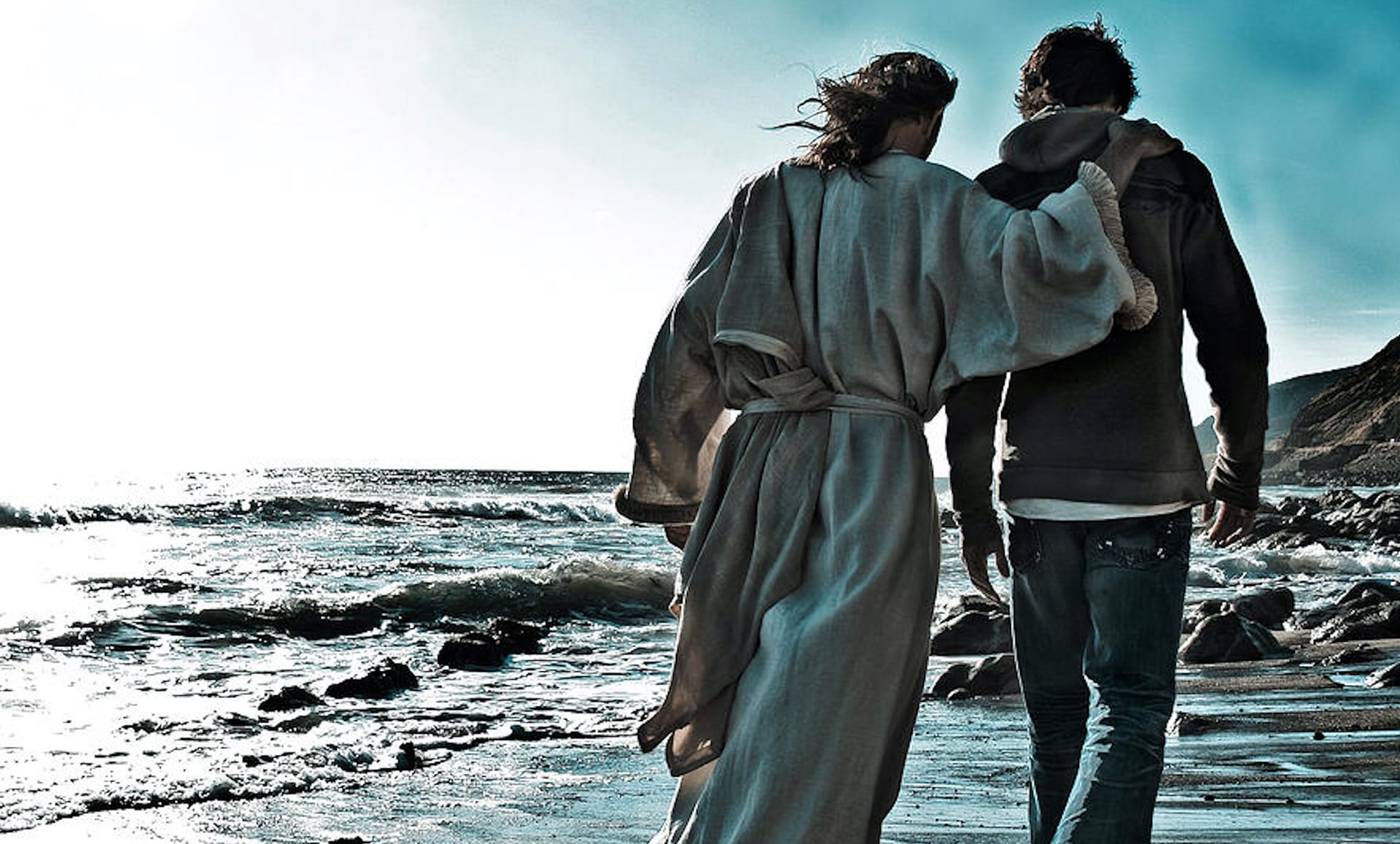 Jesus walking with man - enewsletter - Benny Hinn Ministries