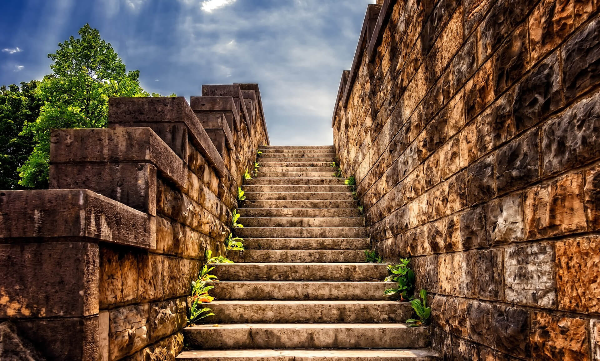 Stone stairs going up-enewsletter-Benny Hinn Ministries