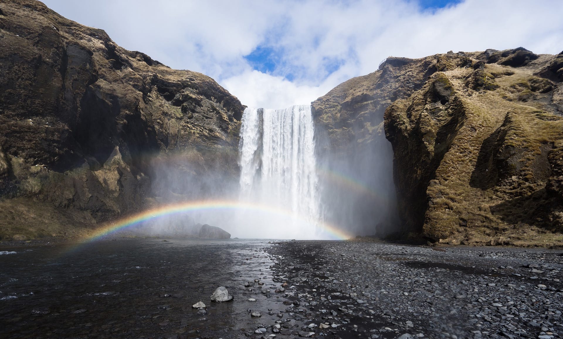 rainbow in waterfall-enewsletter-Benny Hinn Ministries