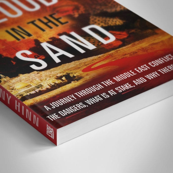 Blood In The Sand Book - side view - Benny Hinn Ministries