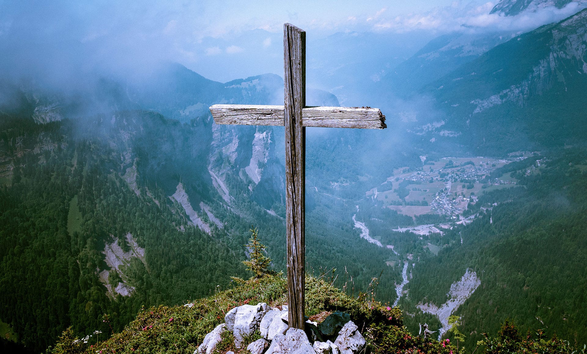 cross on mountain