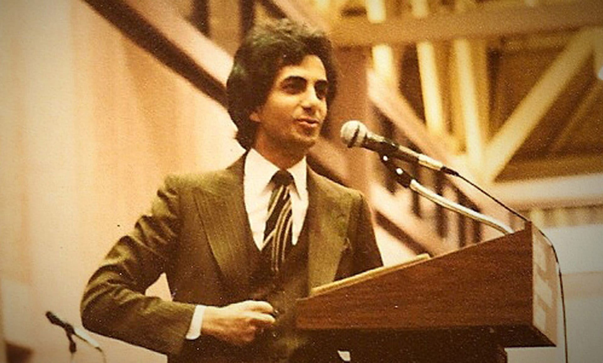 Classic picture of Pastor Benny Hinn
