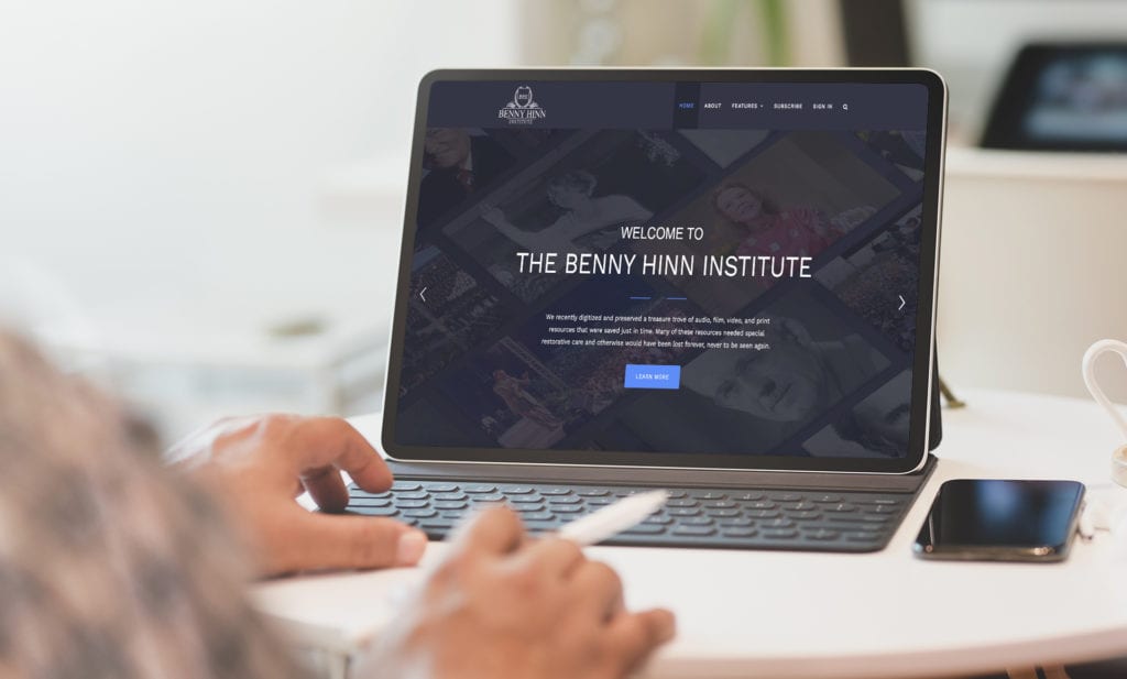 BHI on tablet eblast Benny Hinn Ministries BHI on tablet