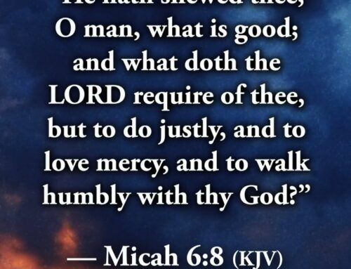 Walk Humbly With Your God