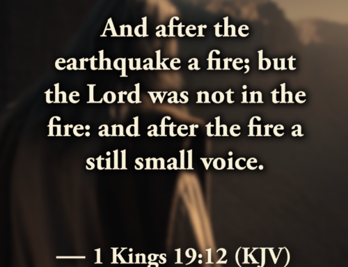 Don’t Miss the Still Small Voice
